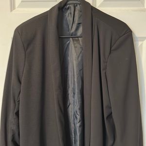 Boo-hoo black blazer, US size 16
